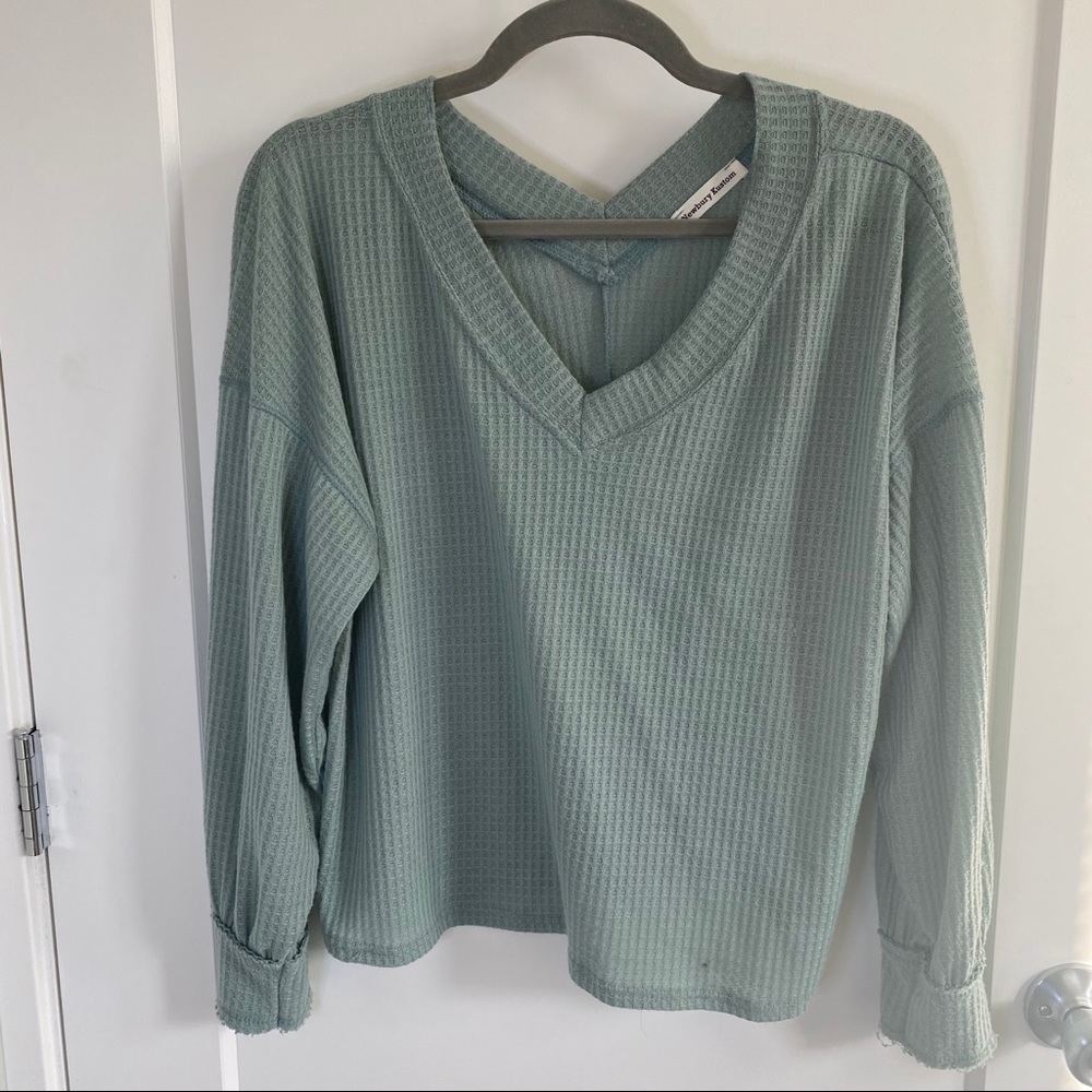 Waffle Knit Sweater